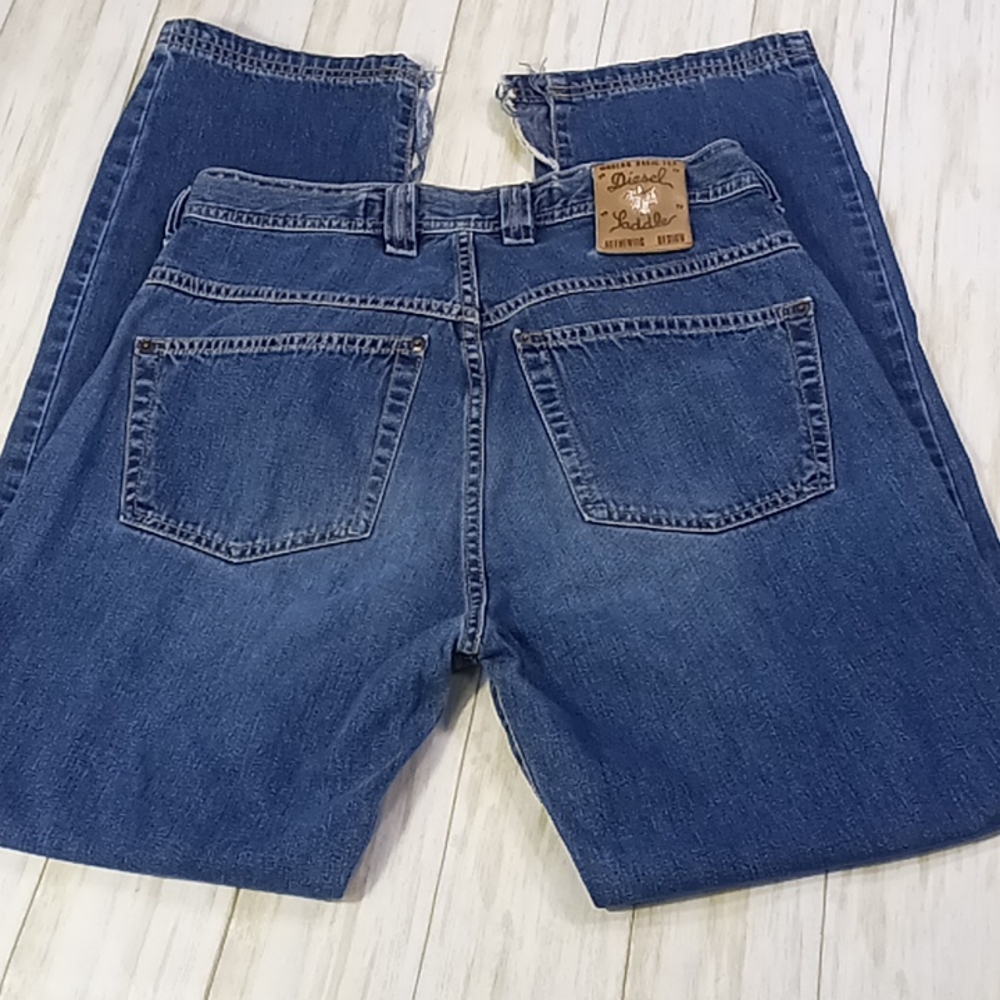 Vintage Diesel Industry Saddle Jeans Size 30 - Picture 5 of 16